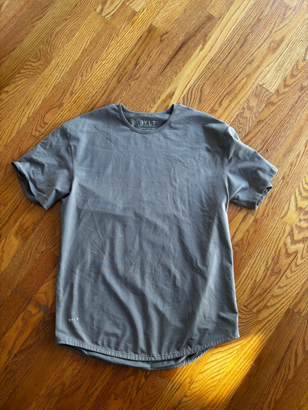 Mens bylt drop cut tee taupe